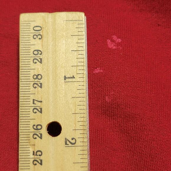 Wednesday LS Burgundy Youth Hoodie (Gildan) - Size Y Small - Picture 5 of 6